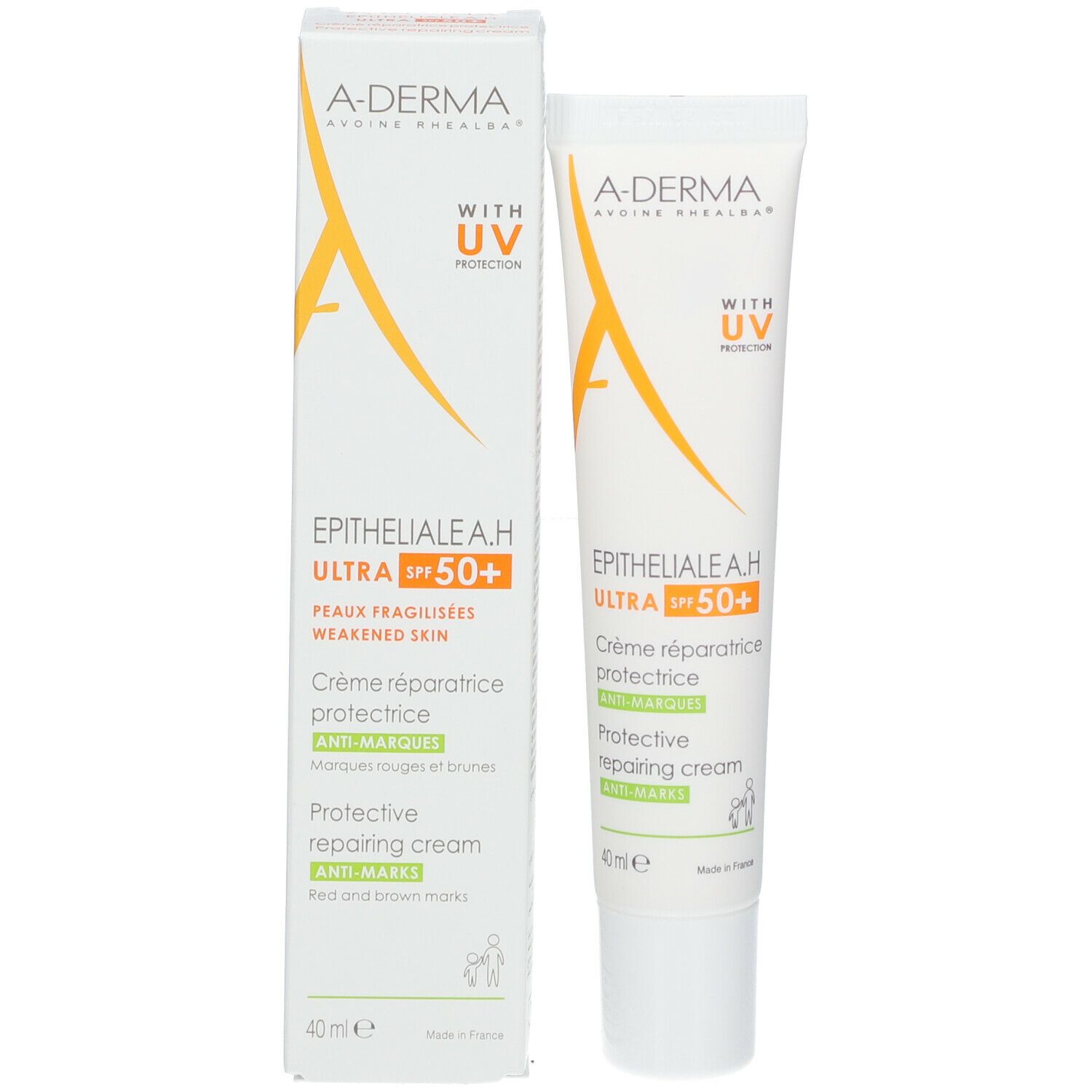 A-Derma Epitheliale A.H. Ultra SPF50+ Crème Réparatrice Protectrice