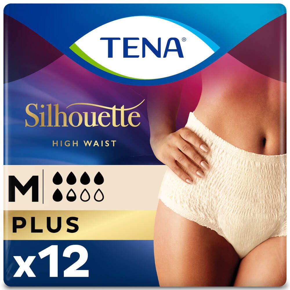 TENA Silhouette Plus Taille Haute Crème Medium