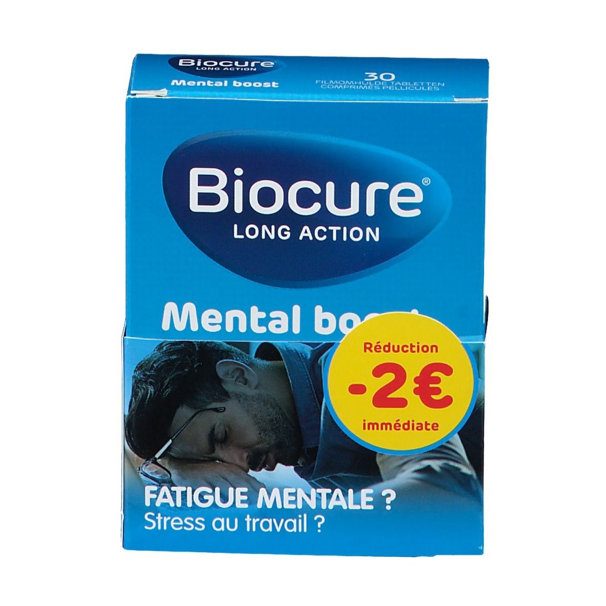 Biocure Mental Boost - Fatigue, Stress, Vitamine Prix Réduit
