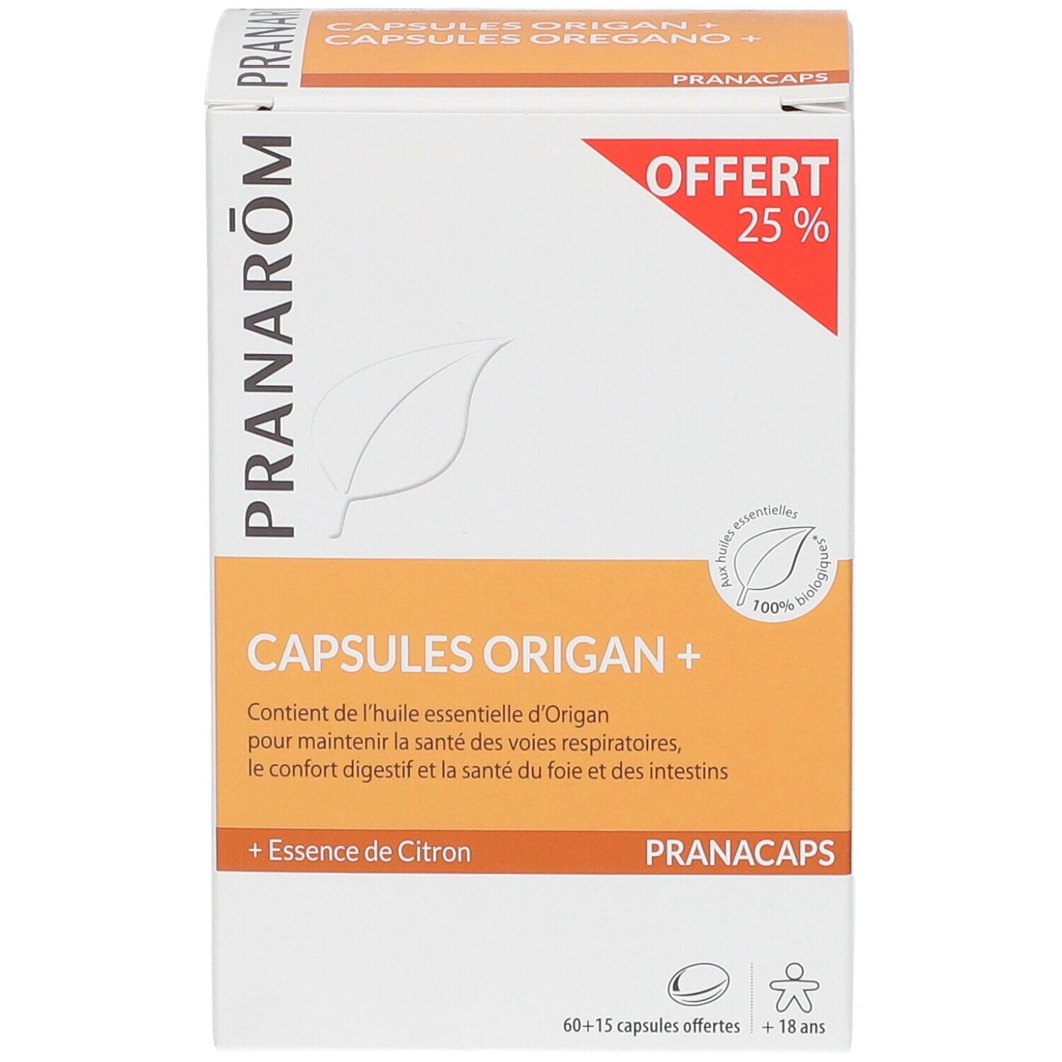 Pranarôm Pranacaps Oregano Plus Bio