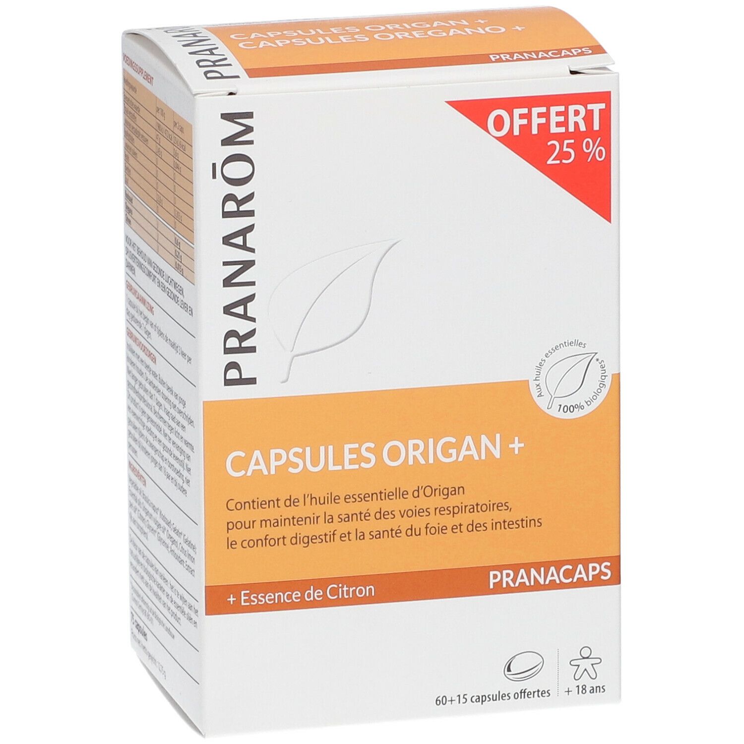 Pranarôm Pranacaps Oregano Plus Bio