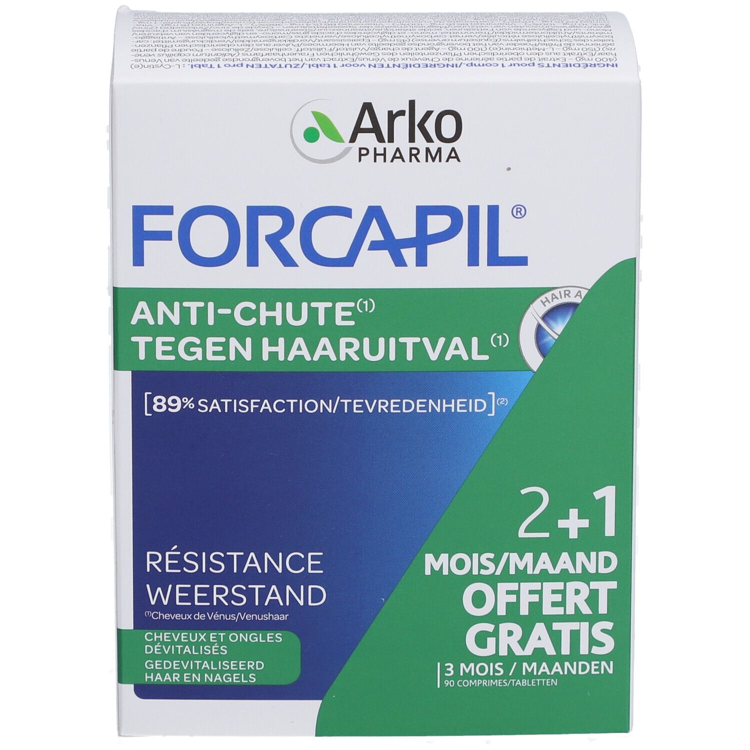 Forcapil Anti-Chute 2+1 Mois GRATUIT