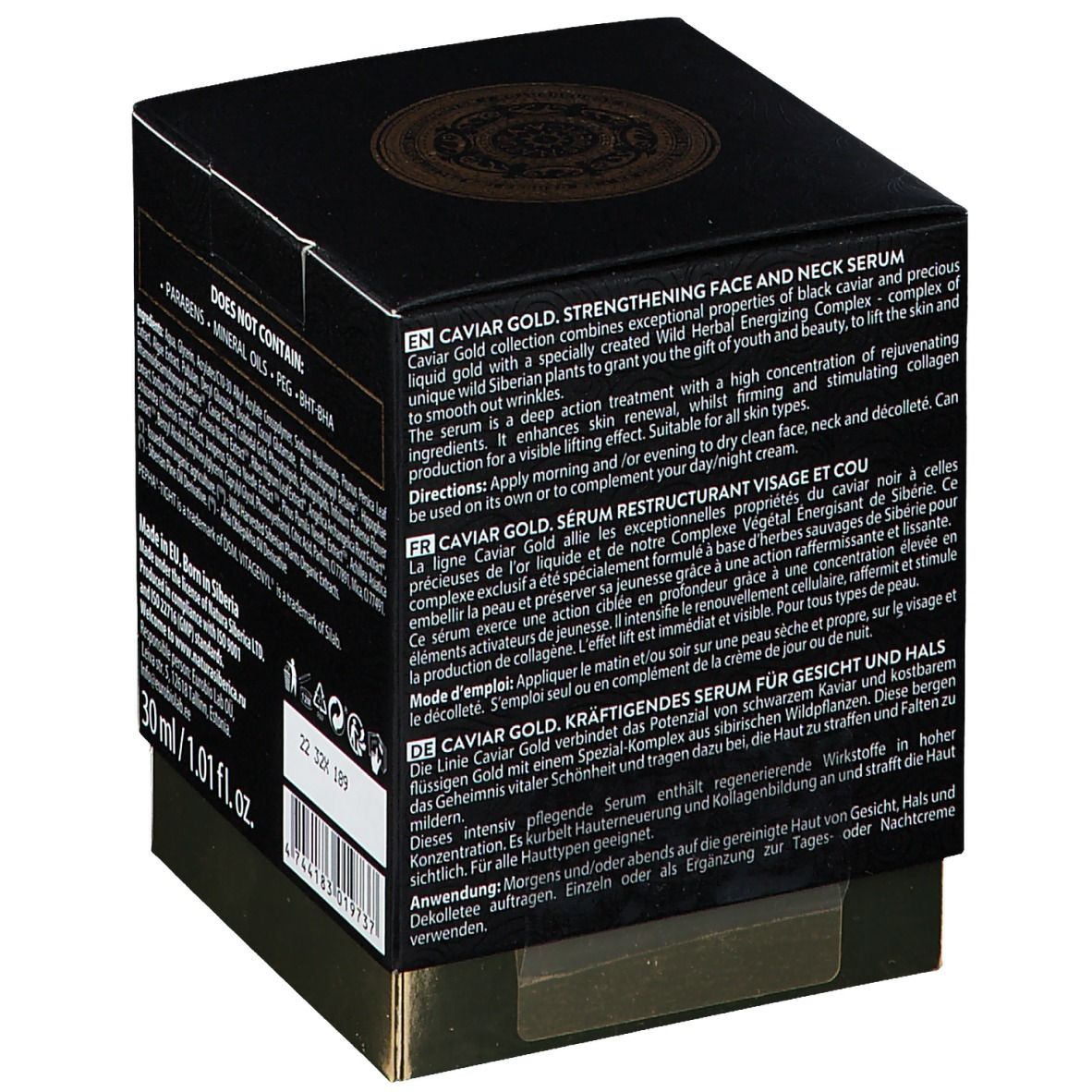 Natura Siberica Caviar Gold Serum Anti-Rimpel 30 ml - Farmaline