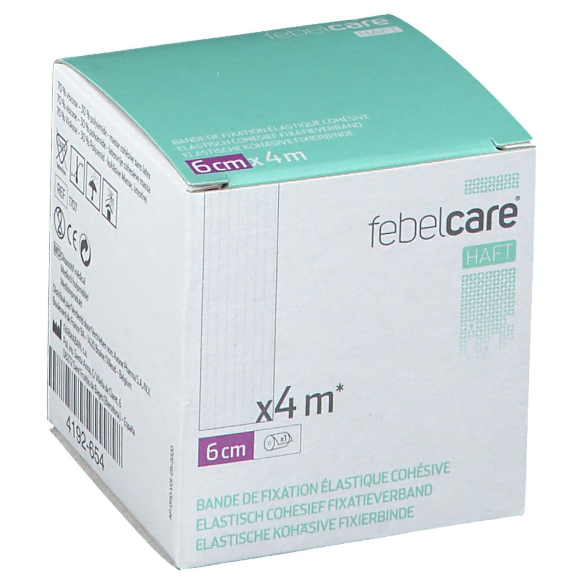 Febelcare Haft Elastisch Fixatieverband 6cmx4m