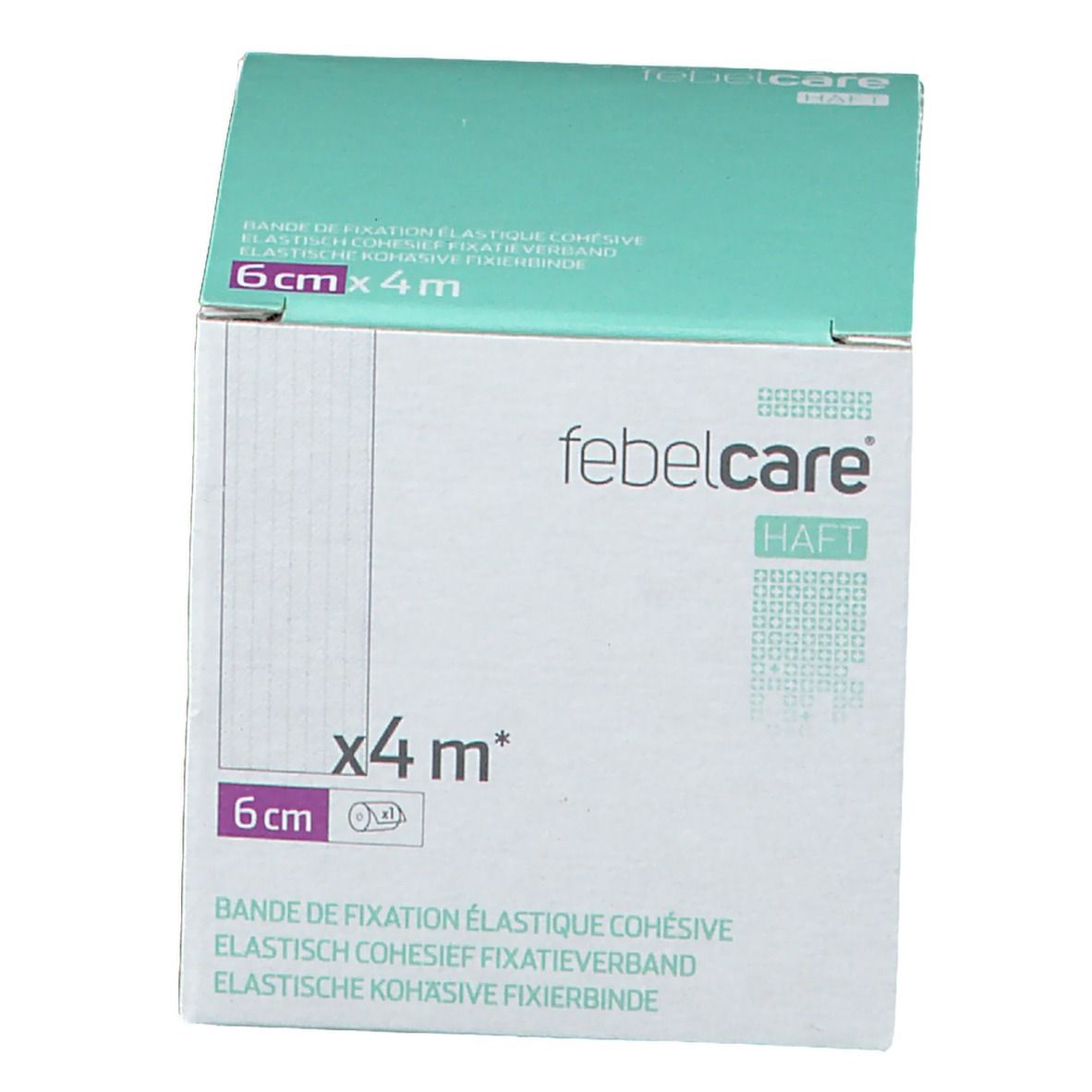 Febelcare Haft Elastisch Fixatieverband 6cmx4m