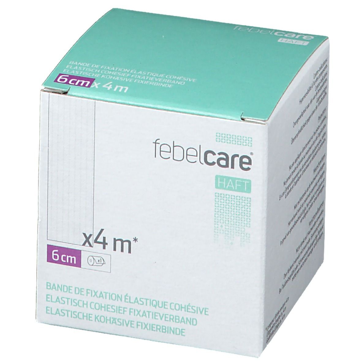 Febelcare Haft Elastisch Fixatieverband 6cmx4m