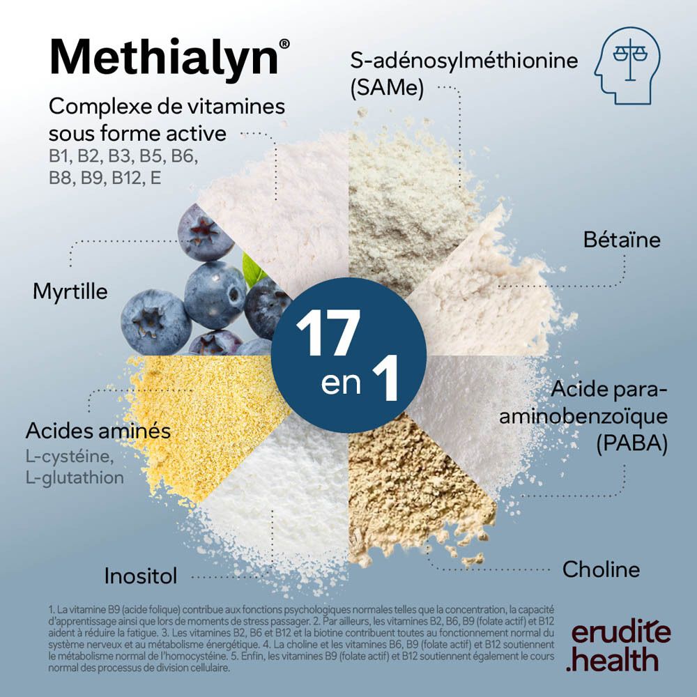 Boîte de Methialyn Nutriphyt avec vitamines B.