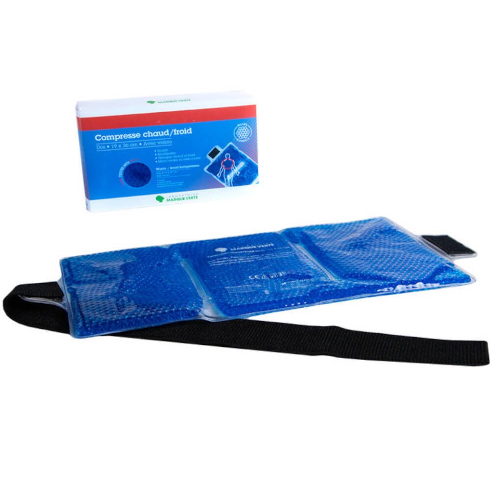 Actikine Warm- en Koude Kompressen met Parels Rug 34,5*17cm