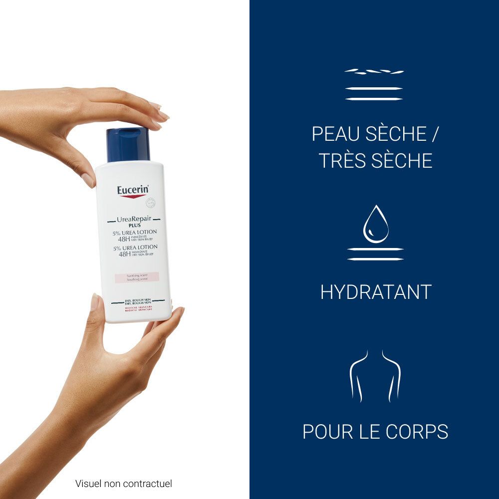 Eucerin UreaRepair PLUS Émollient 5% d'Urée Peau Sèche et Rugueuse