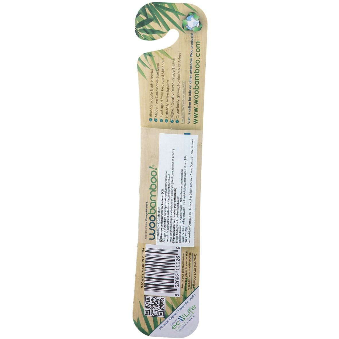 WooBamboo Tandenborstel Kids Soft