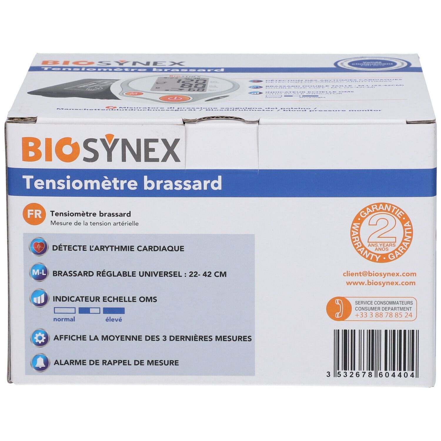 BIOSYNEX Bloeddrukmeter Bovenarm