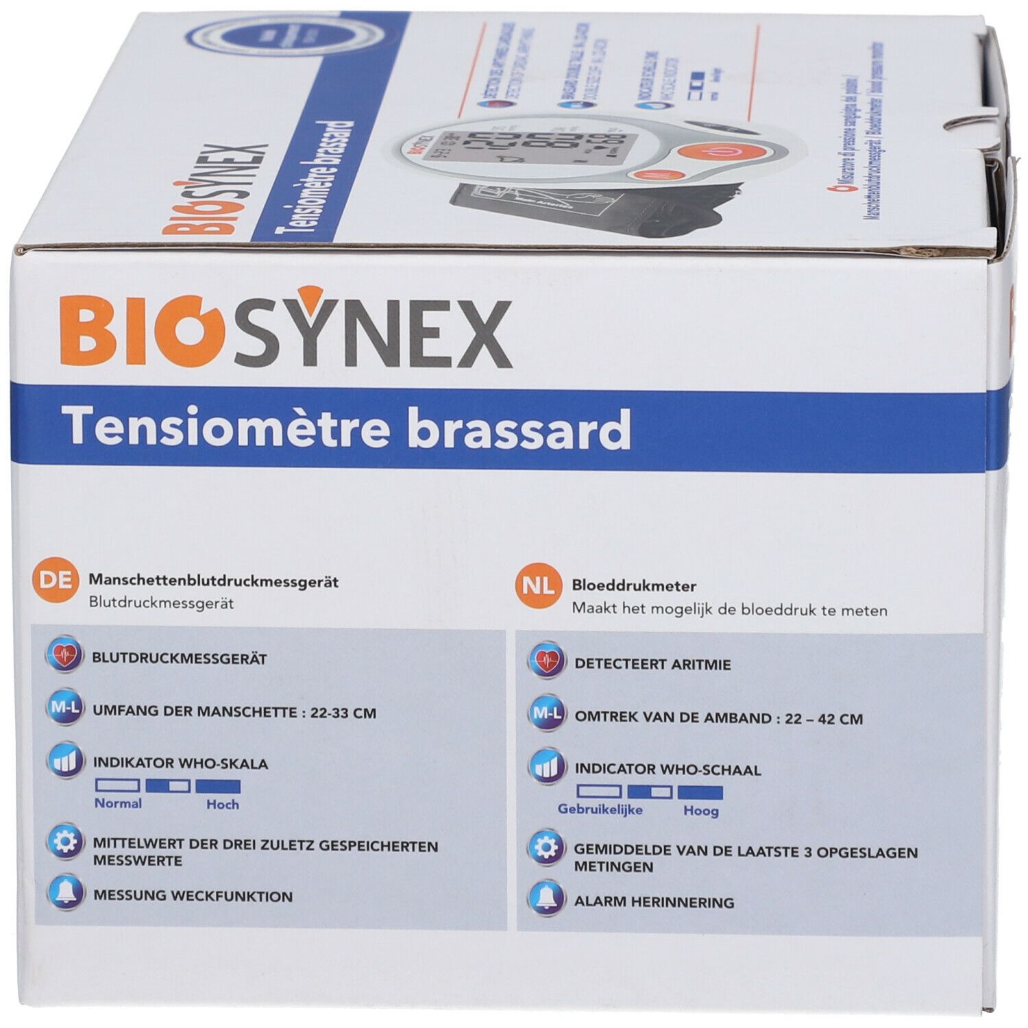 BIOSYNEX Bloeddrukmeter Bovenarm