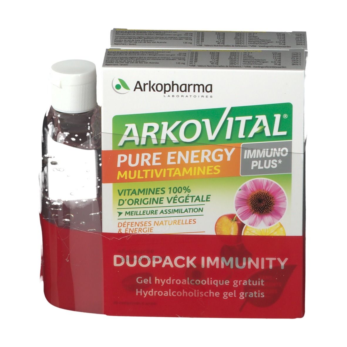 Arkovital Pure Energy Immunoplus DUO + Handgel GRATIS