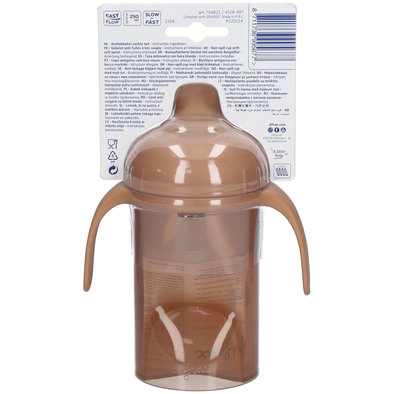 Difrax Antilek Tuitbeker Caramel
