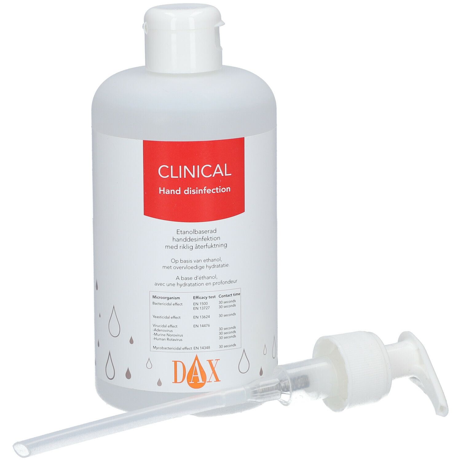 DAX Clinical Désinfectant pour les Mains