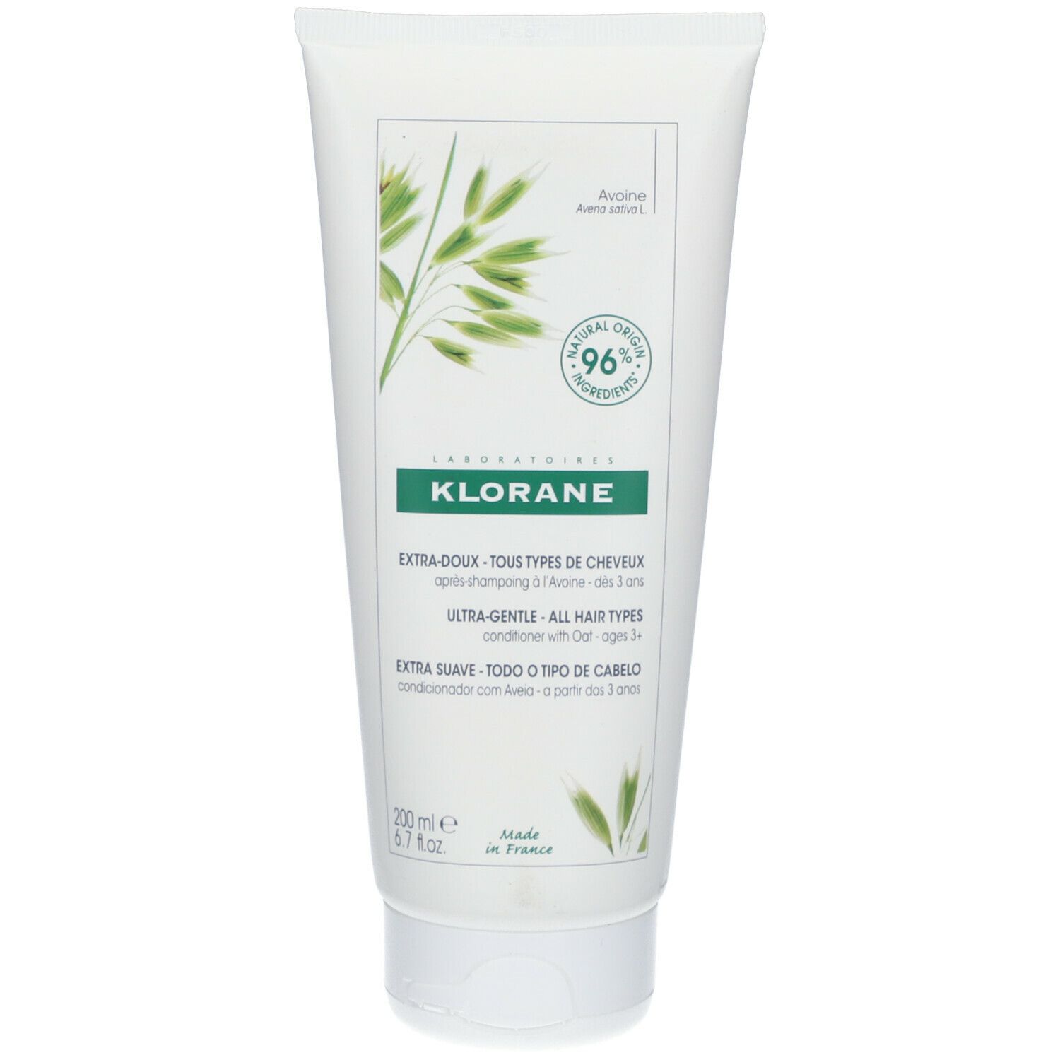 Klorane Extra-Doux Baume Après-Shampooing à l'Avoine Nouvelle Formule