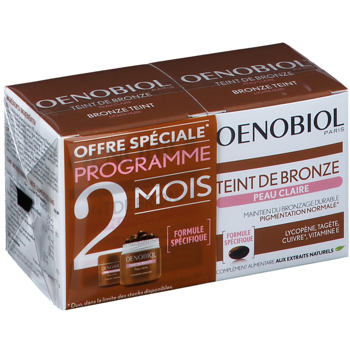 Oenobiol Teinte De Bronze Peau Clair DUO