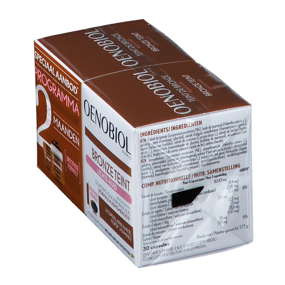 Oenobiol Teinte De Bronze Peau Clair DUO