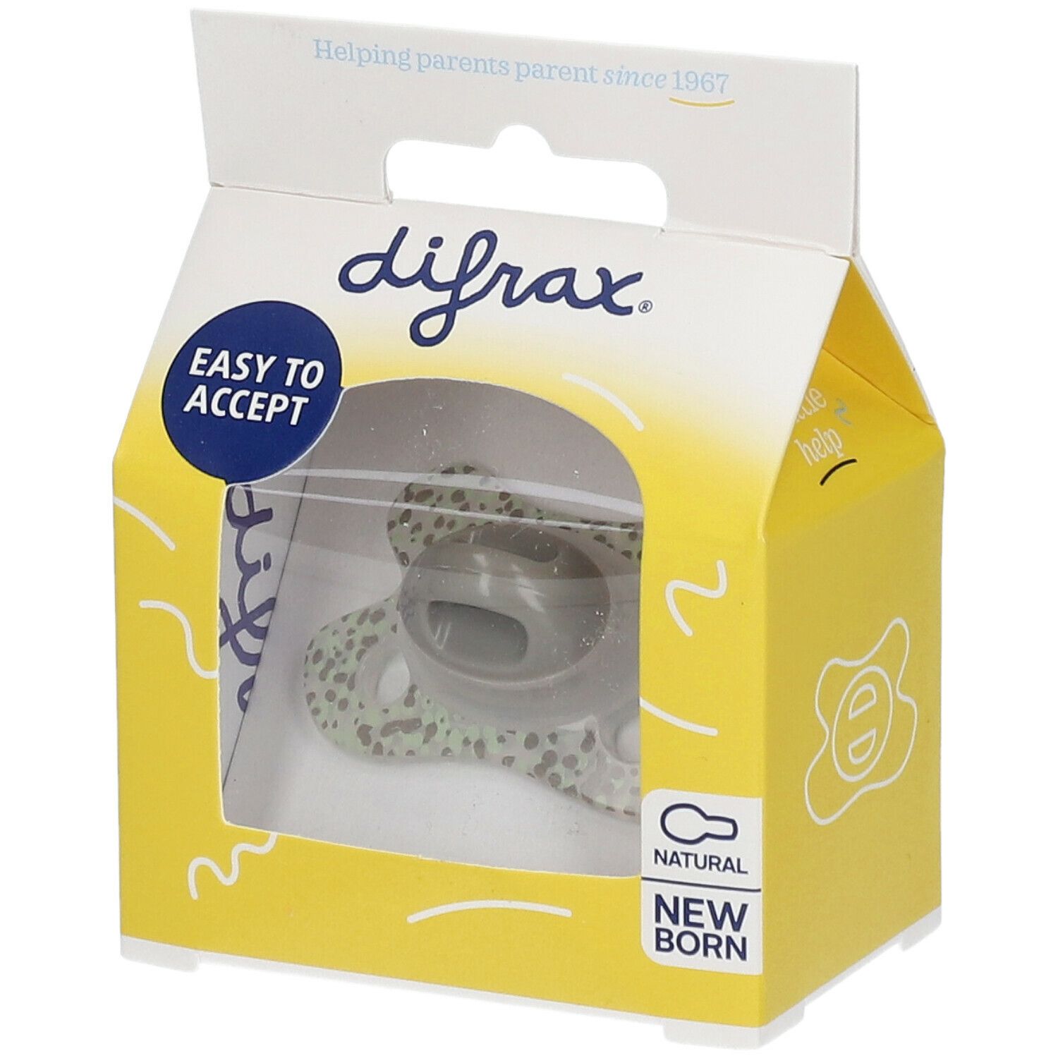 Difrax Fopspeen Natural Mist Newborn
