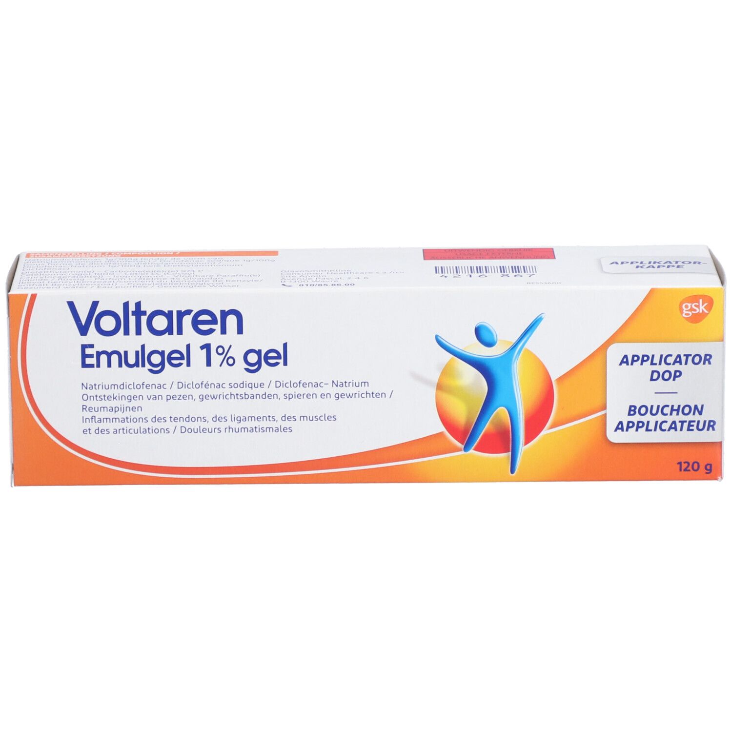 Voltaren Emulgel No Mess Applicator 1%