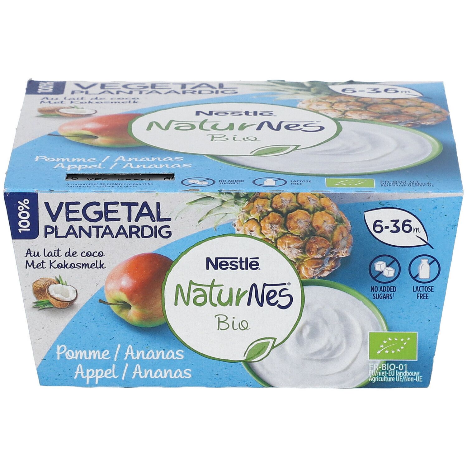 Nestlé NaturNes Bio Végétal Mangue - Kiwi