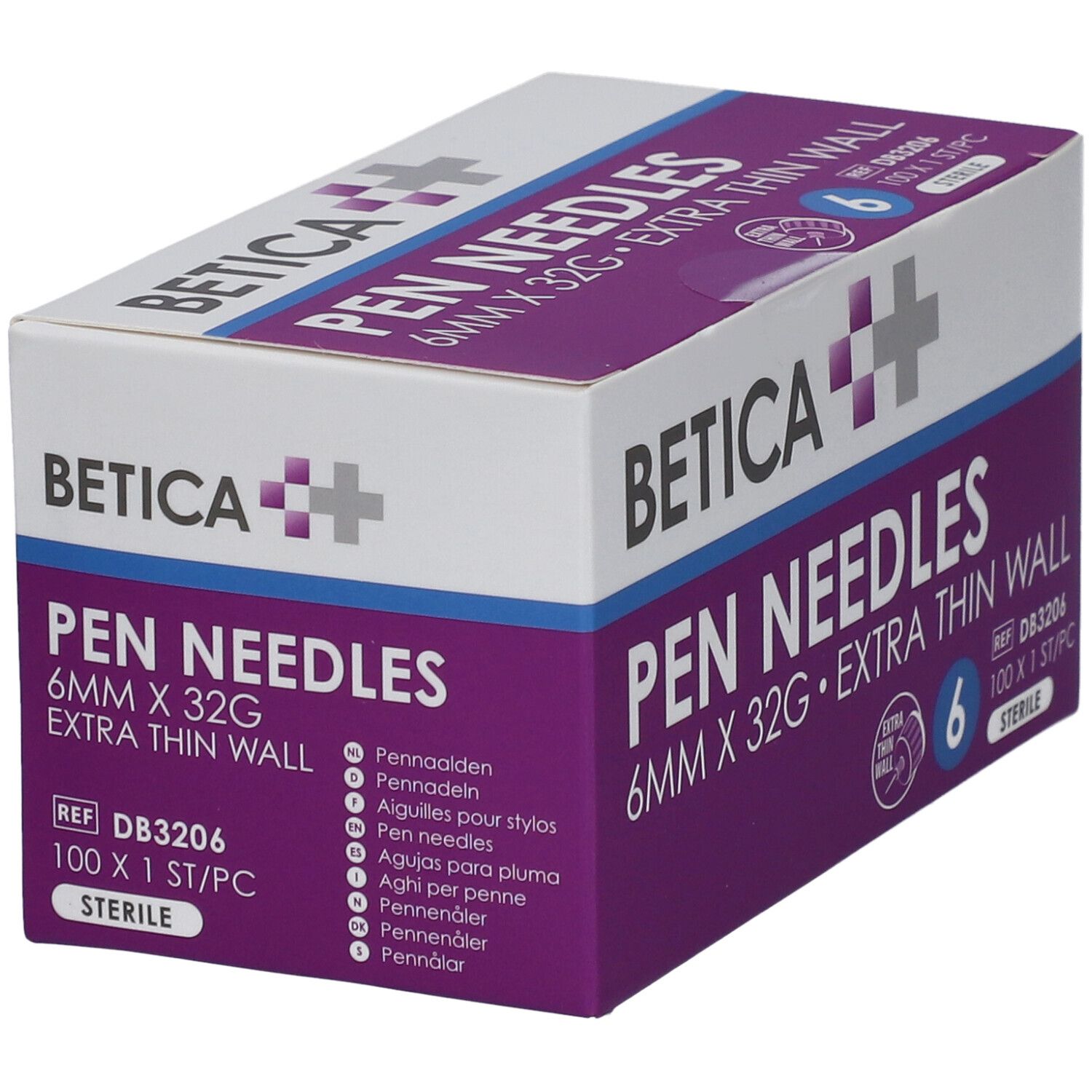 Betica Pen Needles 6mm 32g DB3206