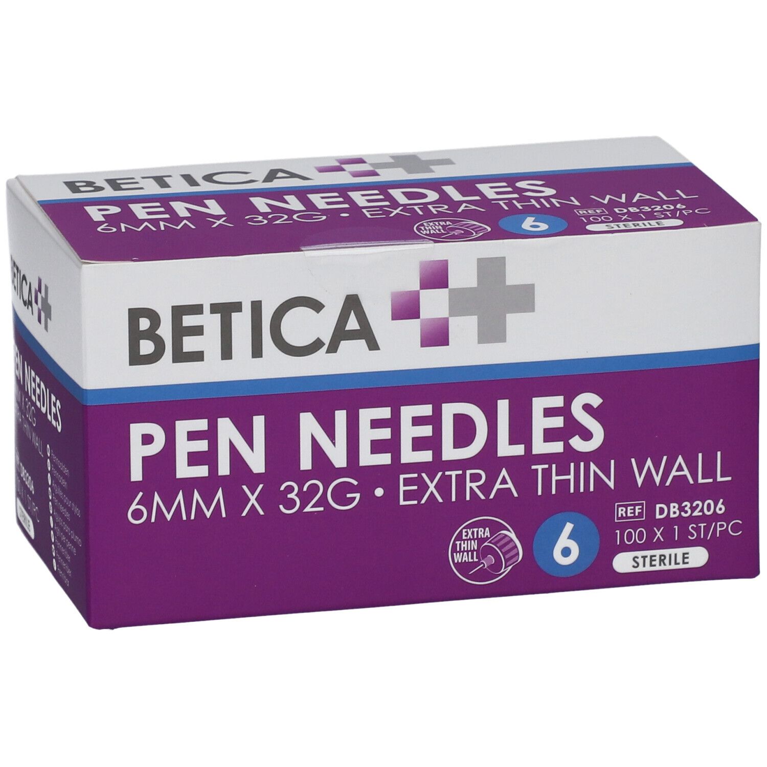 Betica Pen Needles 6mm 32g DB3206