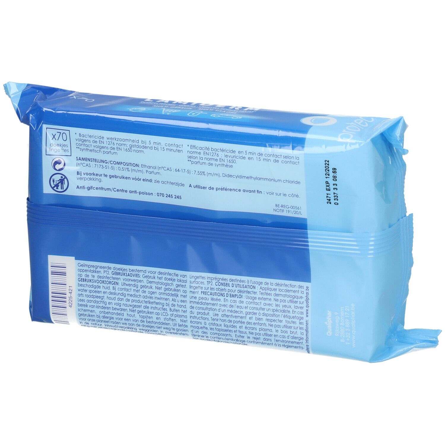 Lamiderm Protect Desinfecterende Doekjes