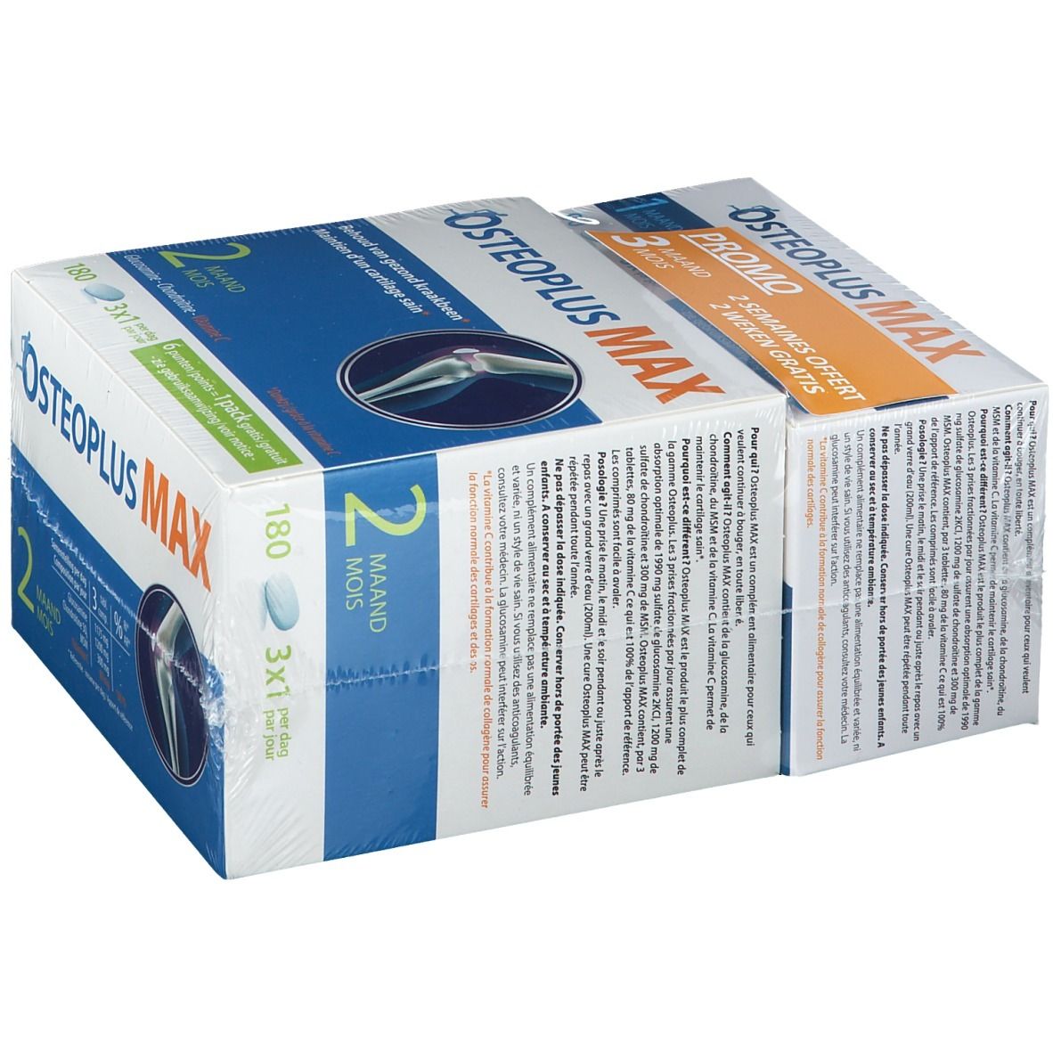 Osteoplus Max 3 Maanden waarvan 2 Weken GRATIS - Vitamine C voor De Instandhouding van Normaal Kraakbeen