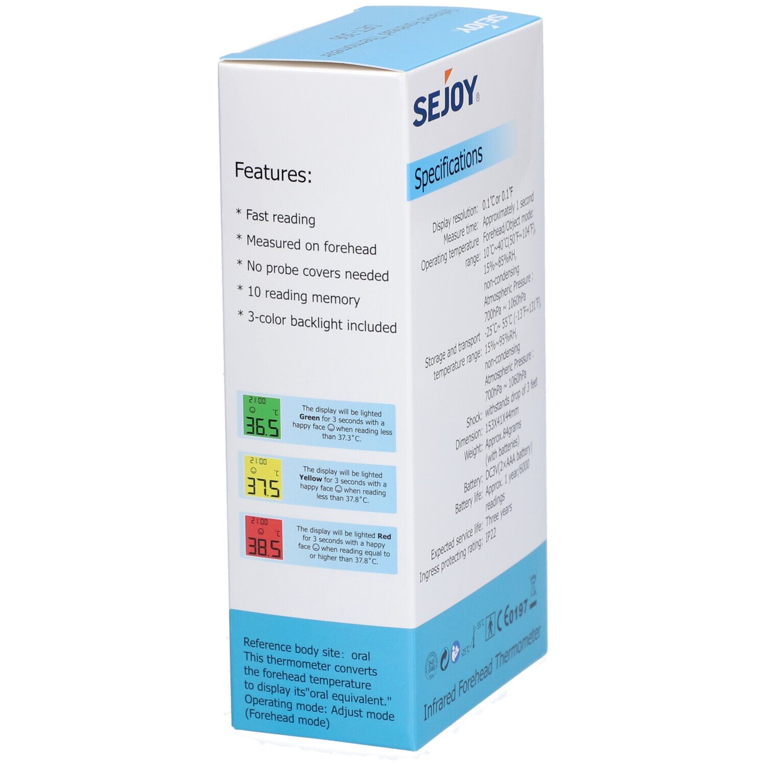 Eureka Pharma Sejoy No-Contact Thermometre