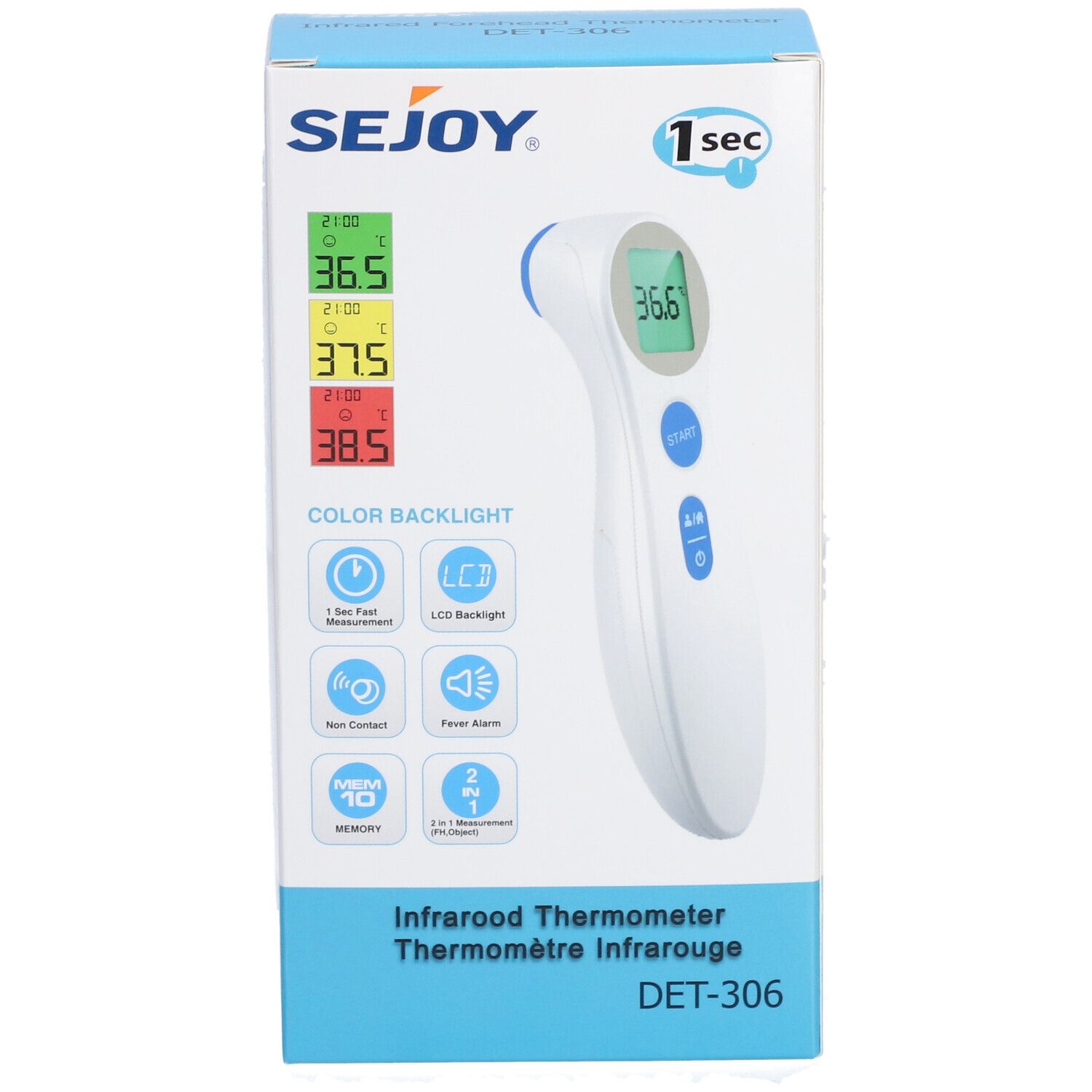 Eureka Pharma Sejoy No-Contact Thermometre