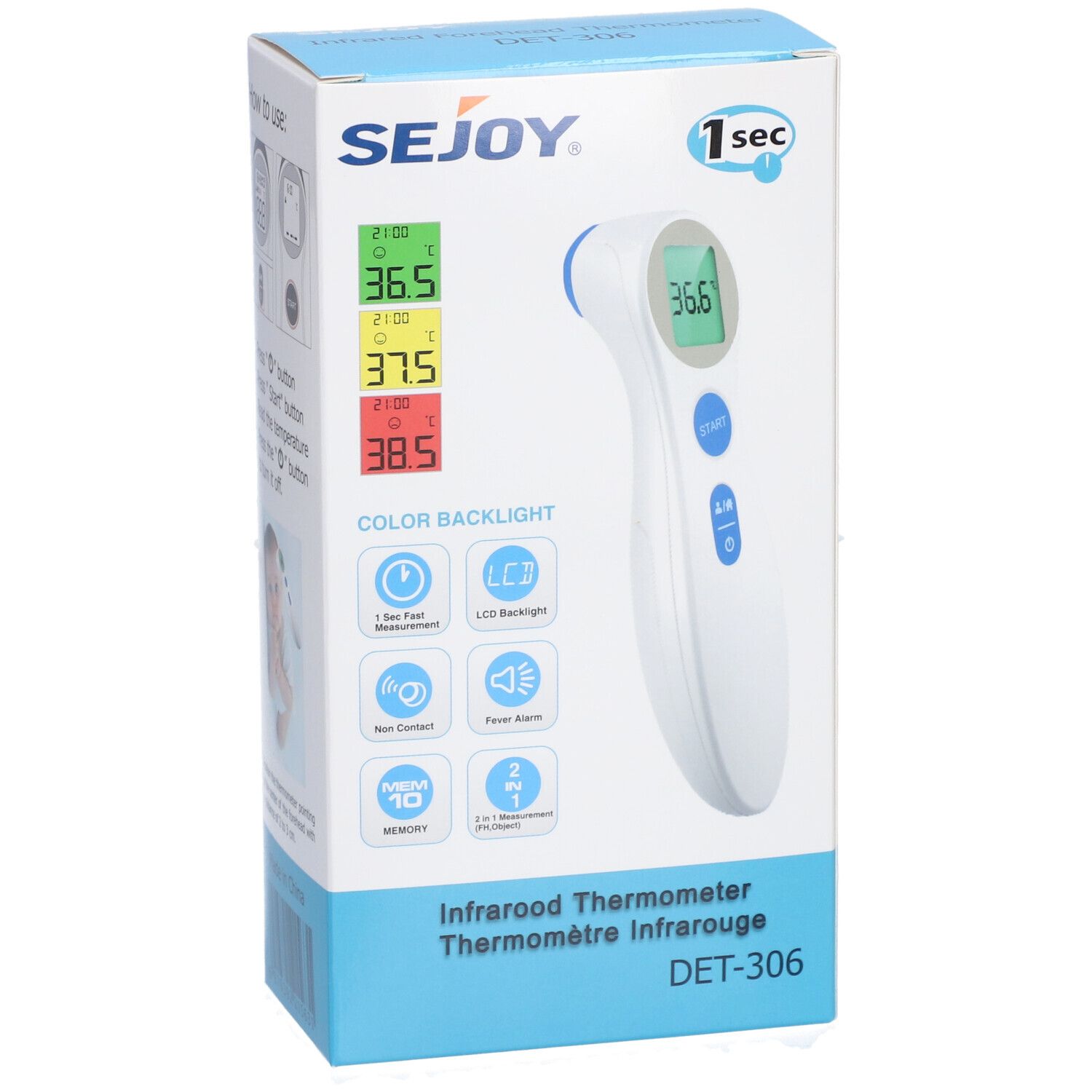 Eureka Pharma Sejoy No-Contact Thermometre