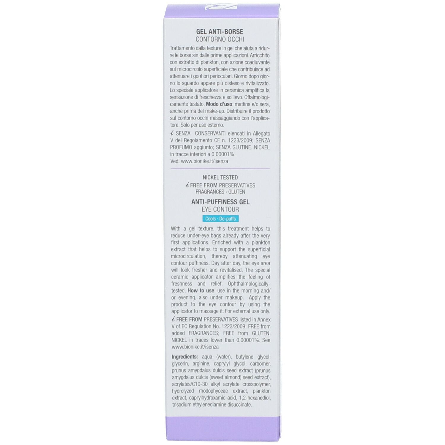 BioNike Defence Eye Gel Anti-Poches
