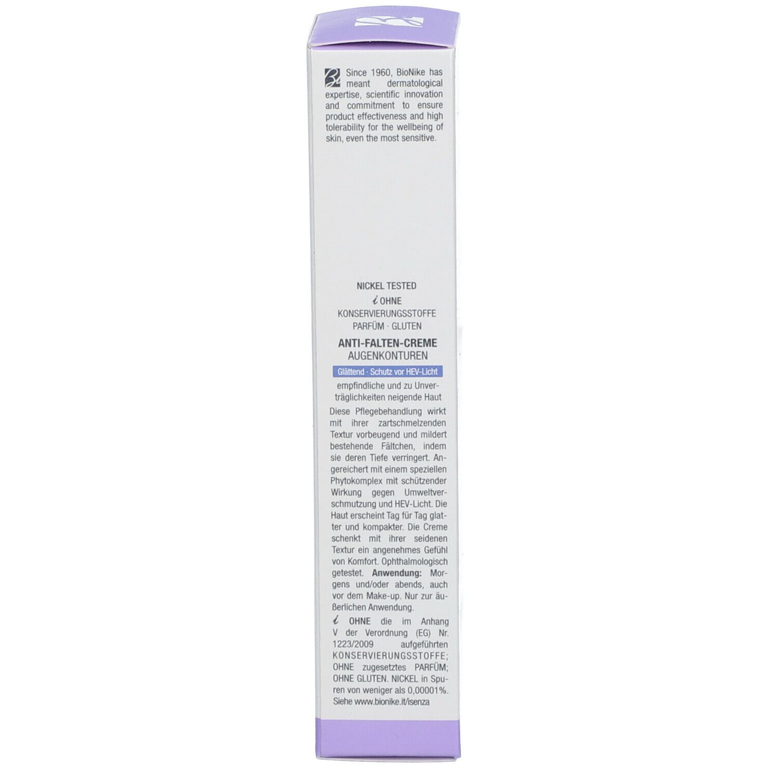 BioNike Defence Eye Creme Antirides