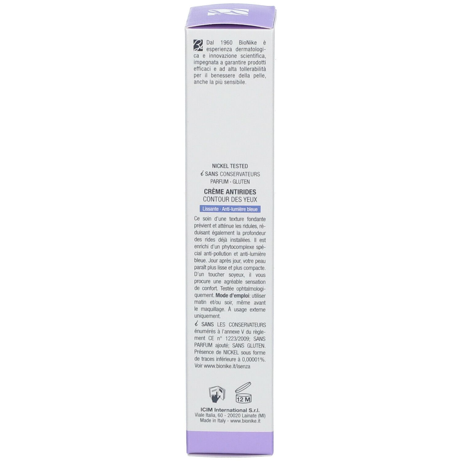 BioNike Defence Eye Creme Antirides