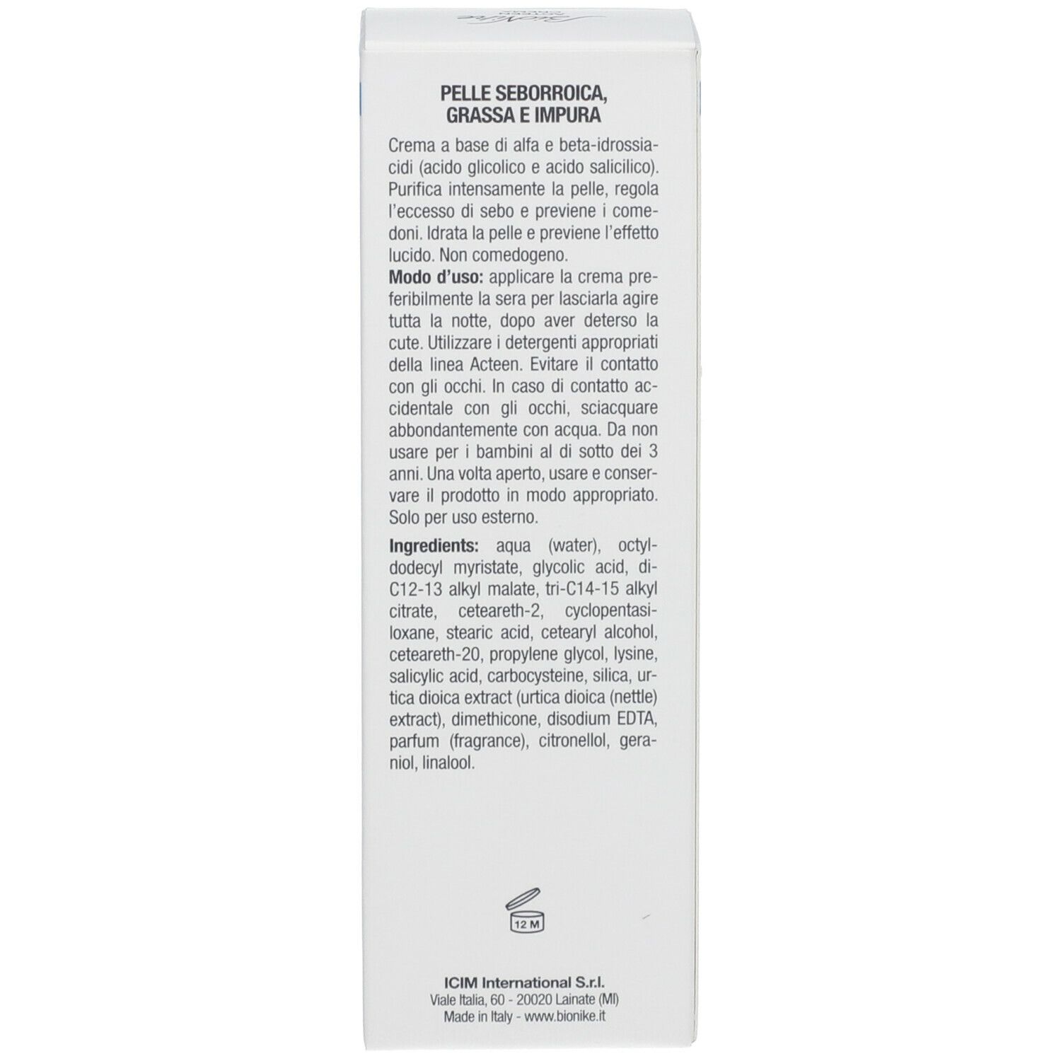 BioNike Acteen Cream
