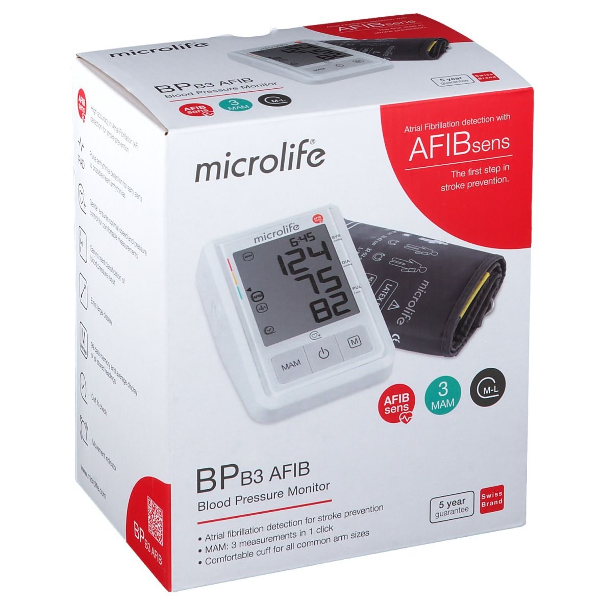 Microlife BP B3 AFIB Bloeddrukmeter