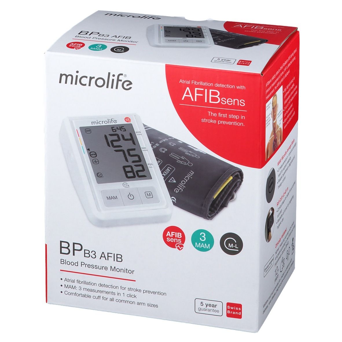 Microlife BP B3 AFIB Tensiomètre
