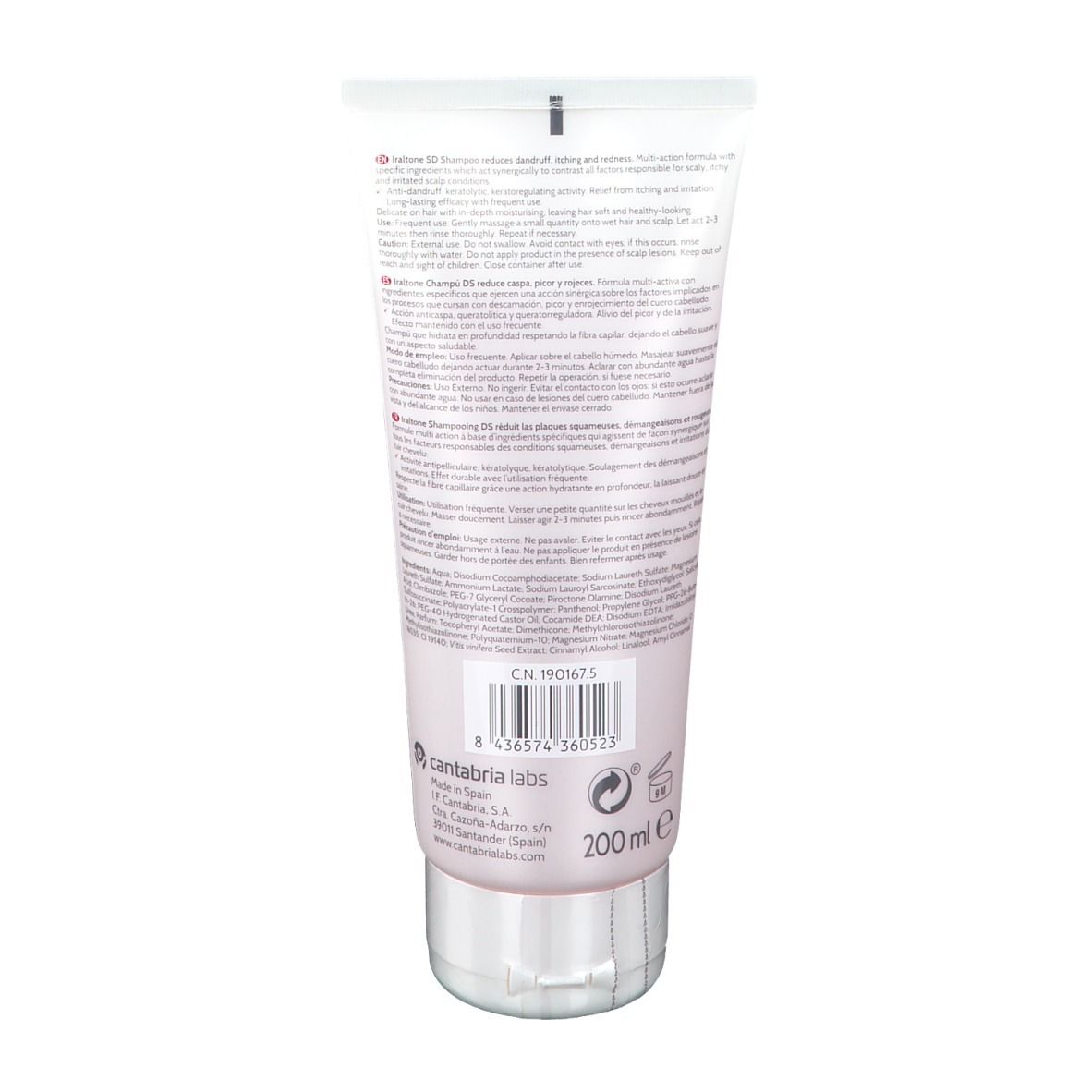 Iraltone SD Shampoo - Shampooing Antipelliculaire