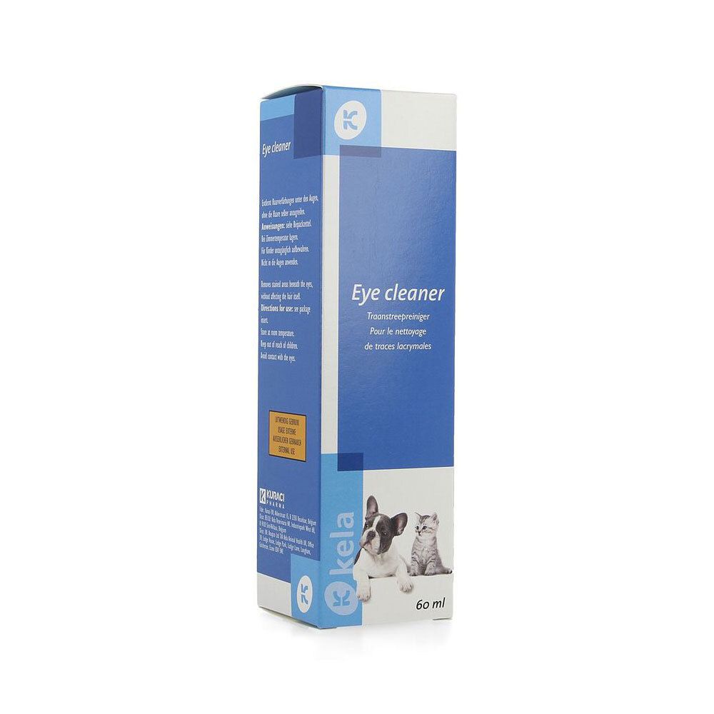 Kela Oogreiniger voor Honden en Katten, 60 ml.