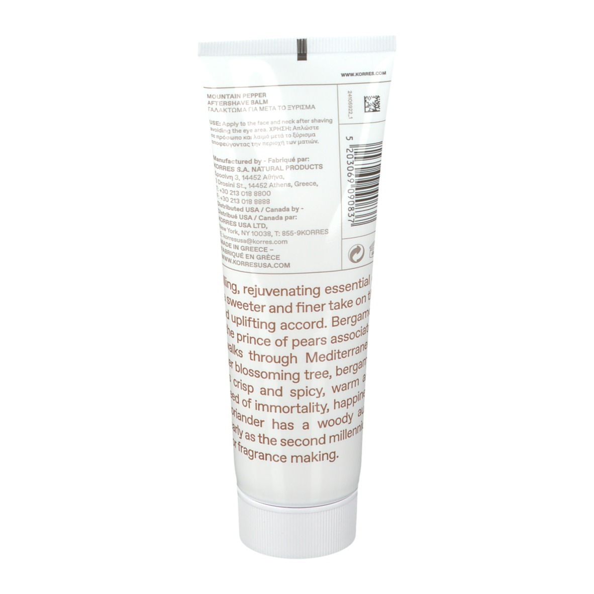 Korres KB Aftershave Balsem Mountain Pepper