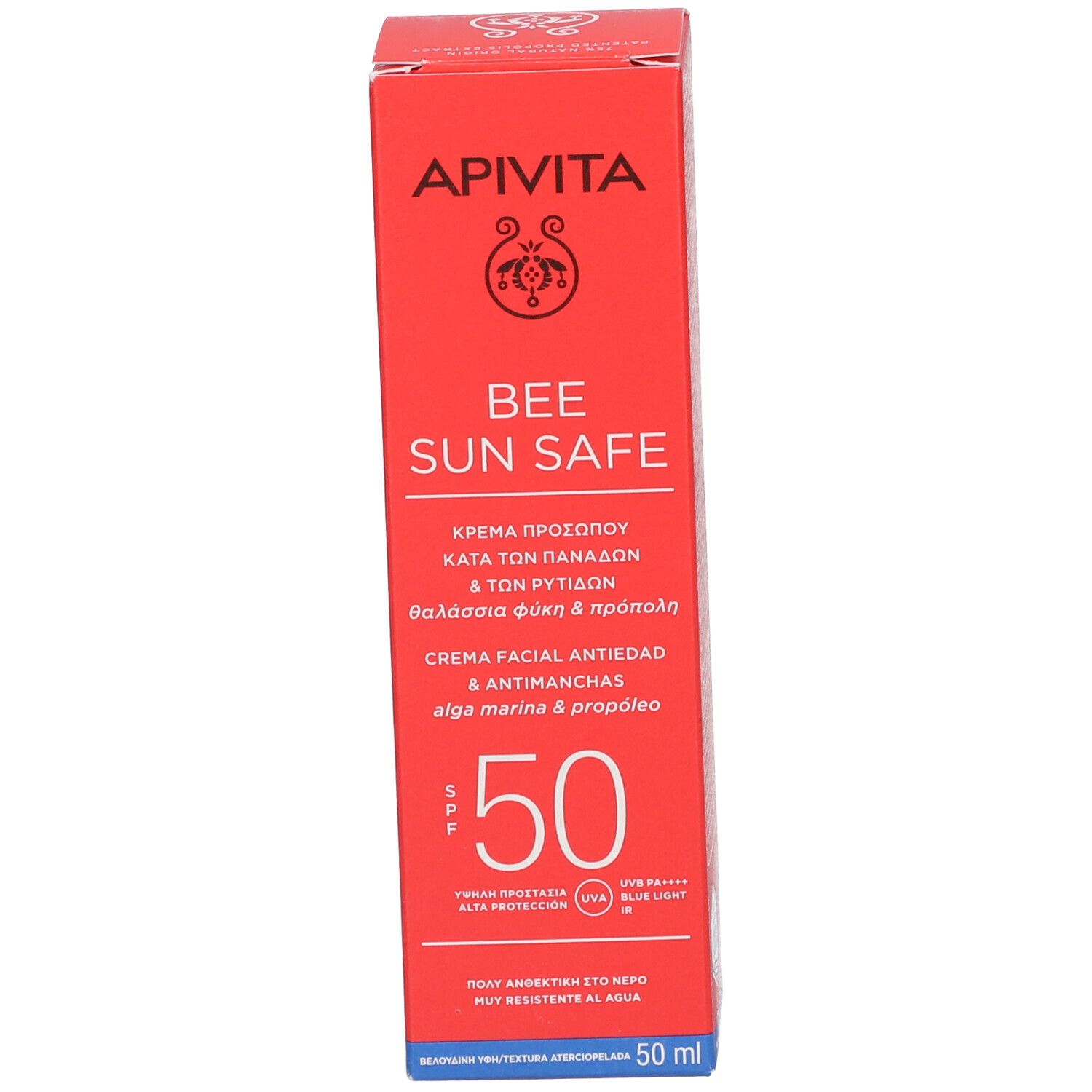 Apivita Bee Sun Safe Anti-Spot & Anti-Age Defense Face Cream SPF50