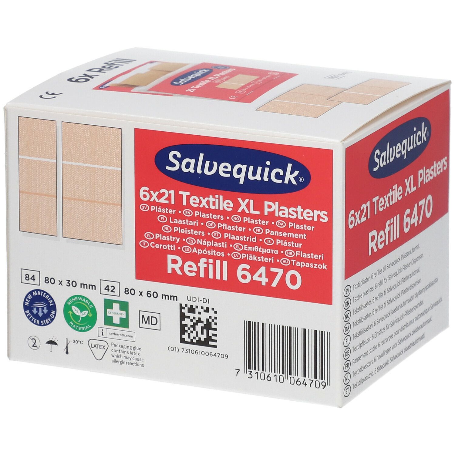 Salvequick® Textile XL Plasters 6470