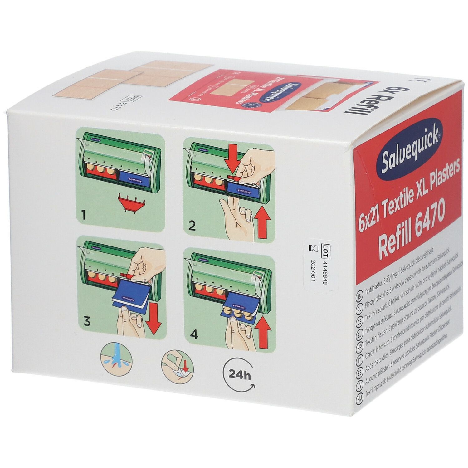 Salvequick® Textile XL Plasters 6470