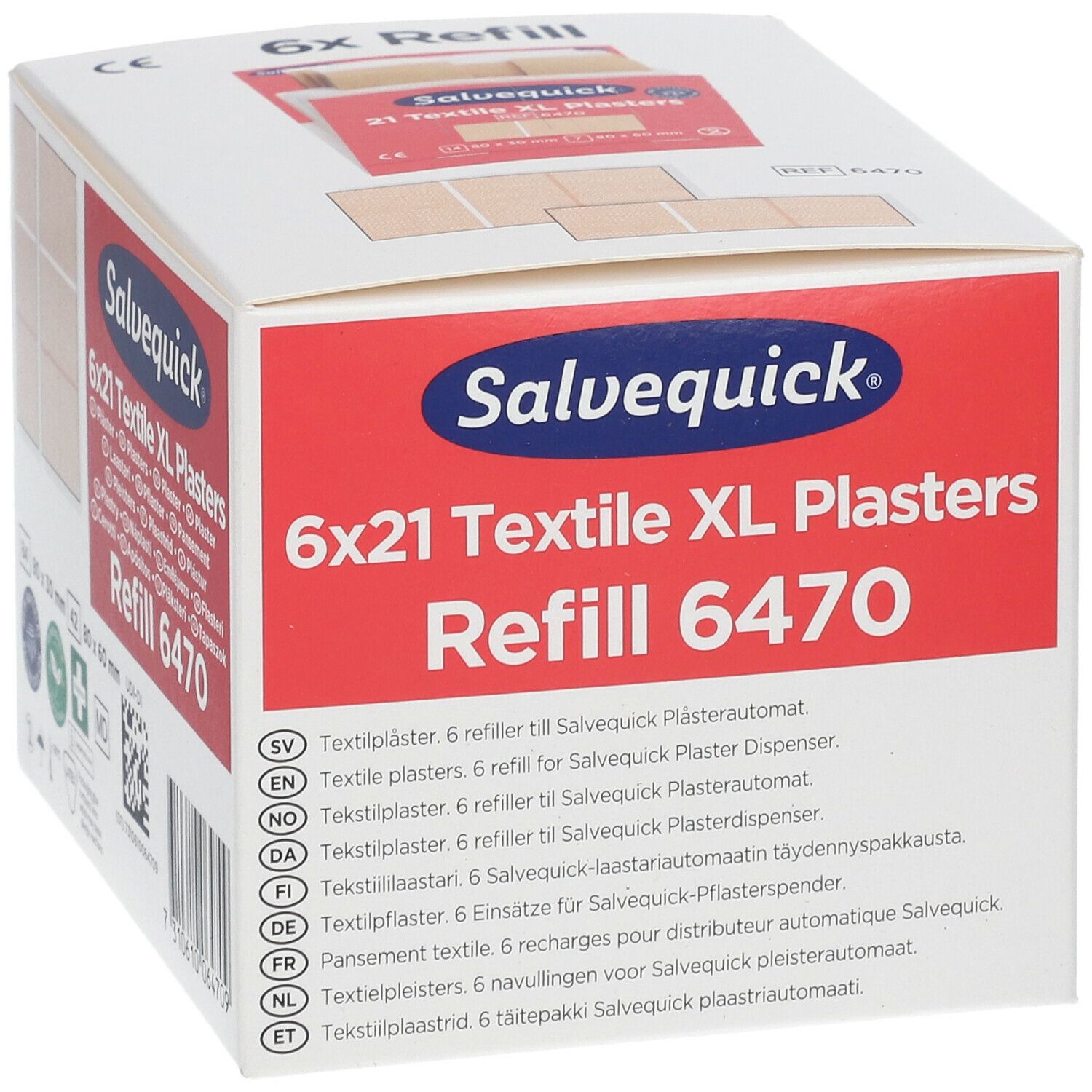 Salvequick® Textile XL Plasters 6470