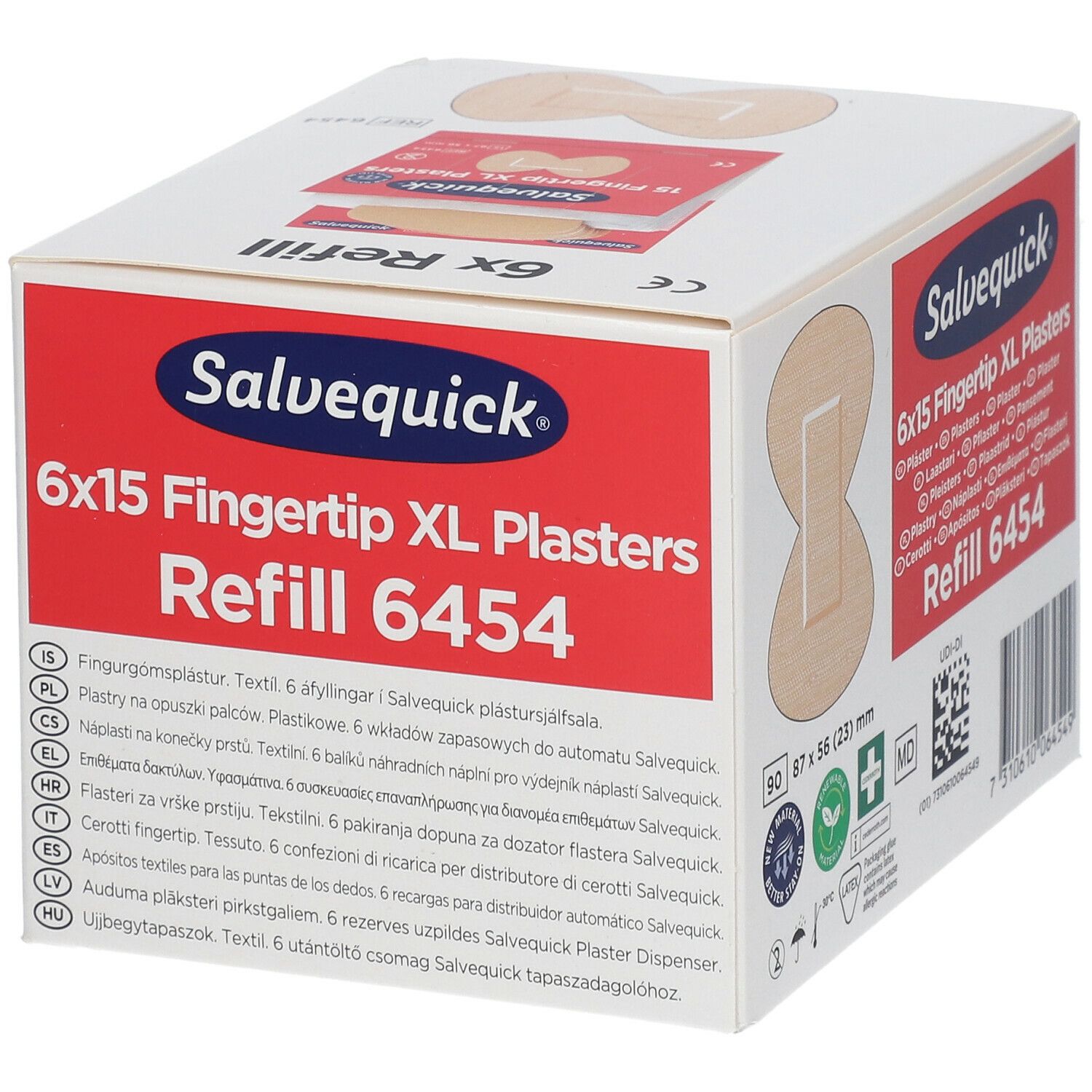 Salvequick® Fingertip XL Plasters Refill 6454