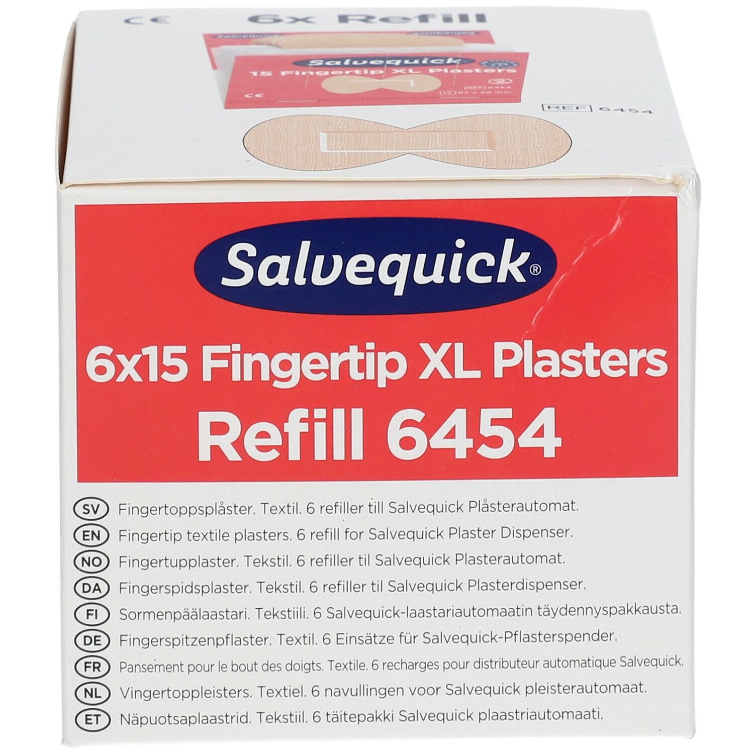 Salvequick® Fingertip XL Plasters Refill 6454