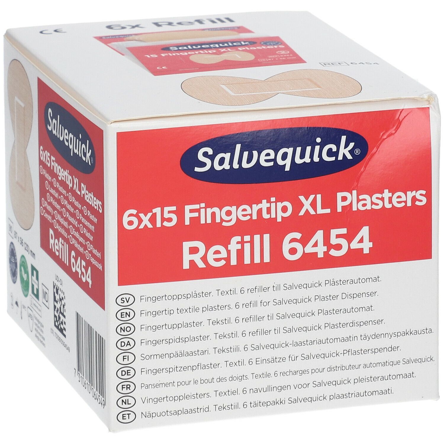 Salvequick® Fingertip XL Plasters Refill 6454