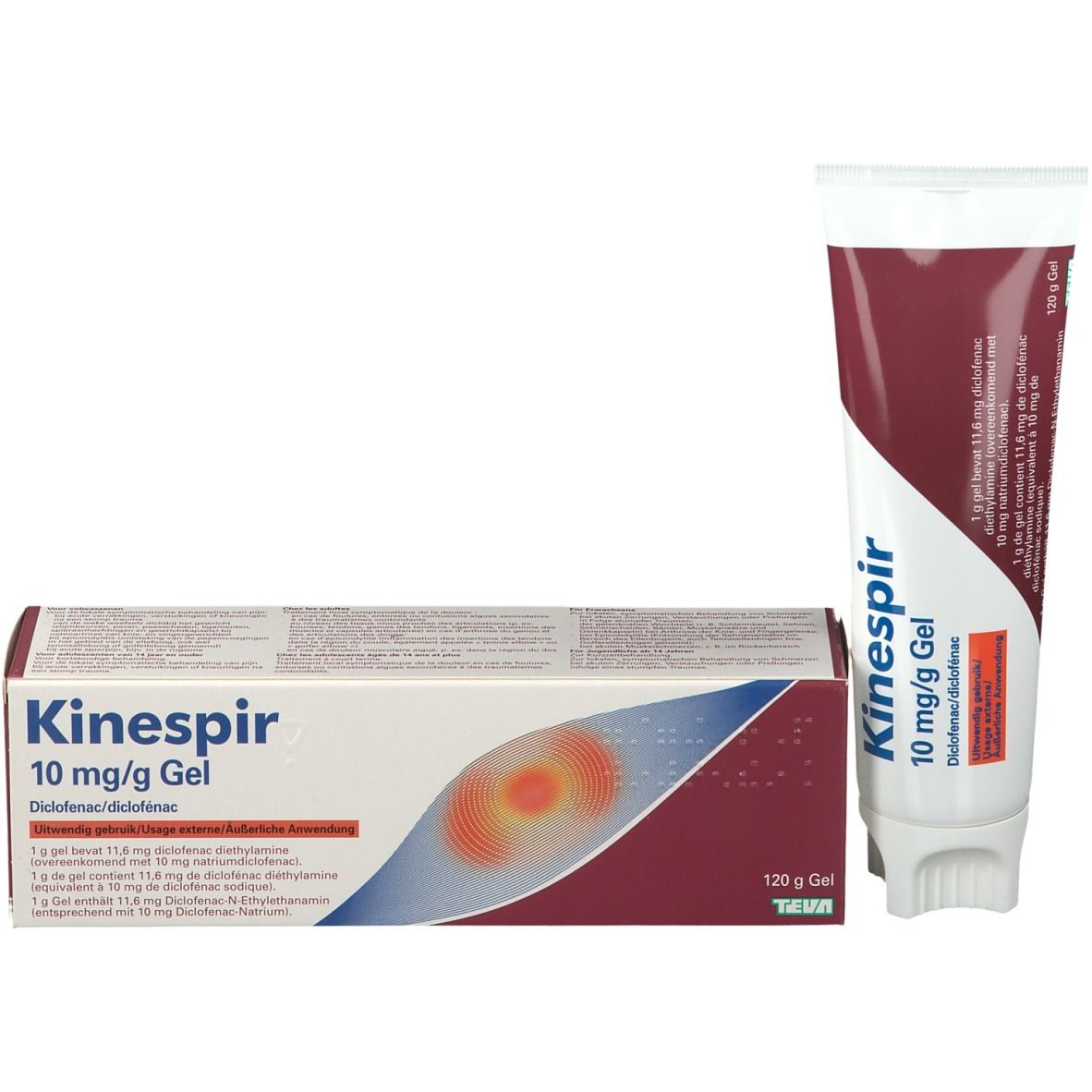 Kinespir 10mg/g Gel