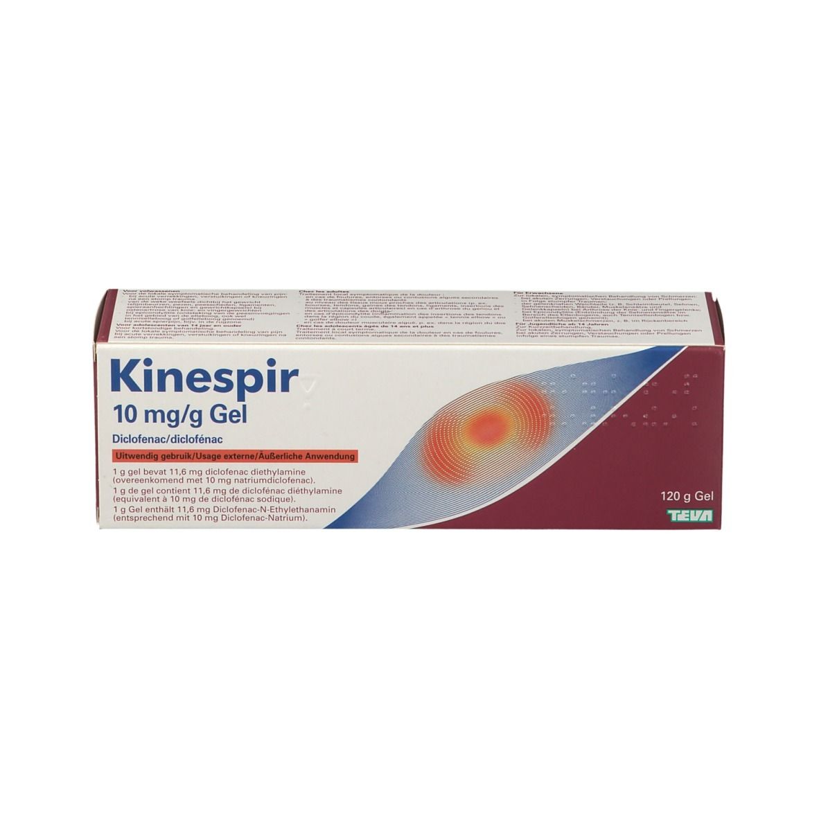 Kinespir 10mg/g Gel